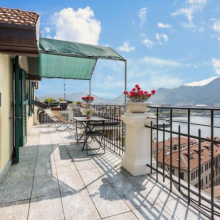 Attico Vista Lago Como Bagian luar foto